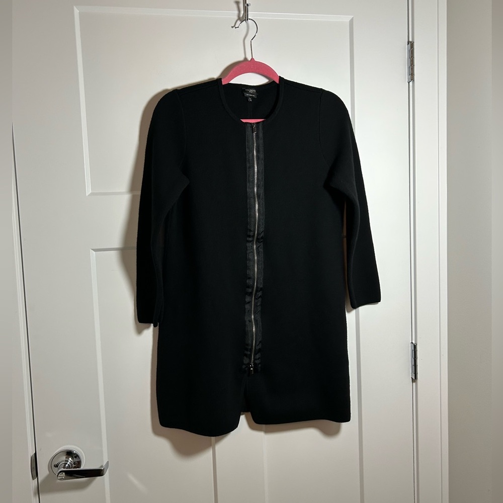 Petite large merino wool sweater dress - Talbots